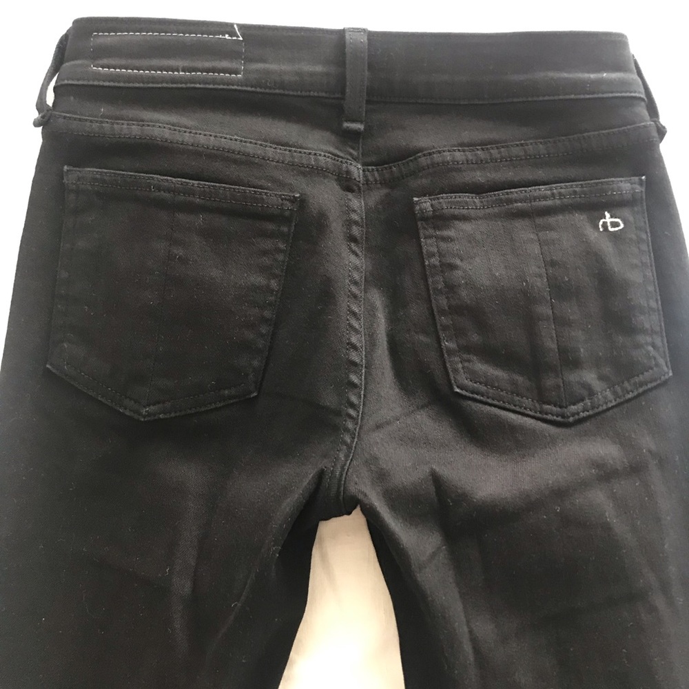 Rag & Bone Black Flare With Distressed Bottom - image 3